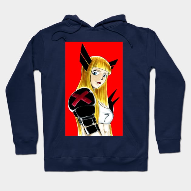 red magik, inferno's illyana rasputin Hoodie by jorge_lebeau